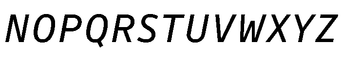 Drive Prop Regular Italic Font UPPERCASE
