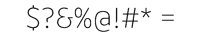 Drive Prop Thin Font OTHER CHARS
