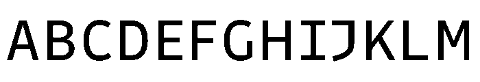 Drive Prop Font UPPERCASE