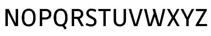 Drive Regular Font UPPERCASE