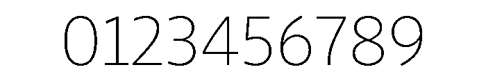 Drive Thin Font OTHER CHARS
