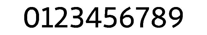Drive Font OTHER CHARS
