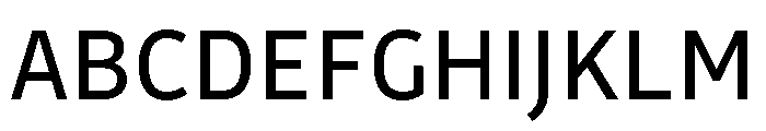 Drive Font UPPERCASE