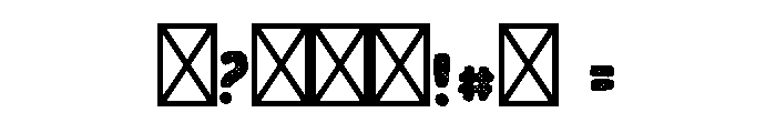 Driver Comix Halftone Font OTHER CHARS