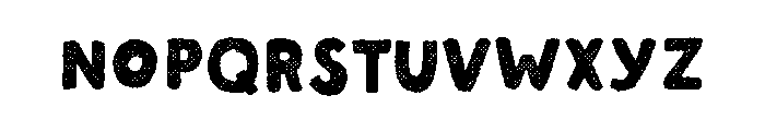 Driver Comix Halftone Font LOWERCASE