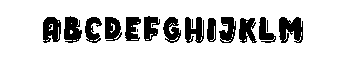 Driver Comix Regular Font UPPERCASE