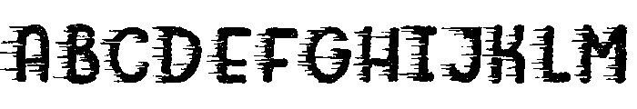 Driver Halftone Font UPPERCASE