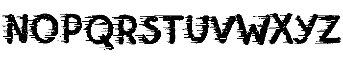 Driver Halftone Font UPPERCASE