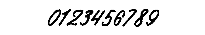 Driver Handwritten Regular Font OTHER CHARS