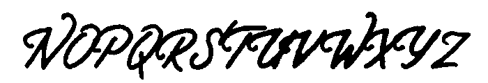 Driver Handwritten Regular Font UPPERCASE