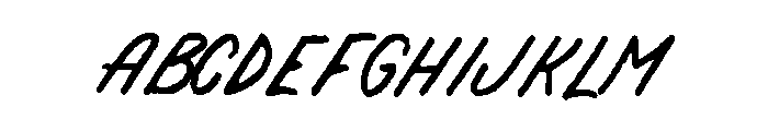 Driver Handwritten Regular FONT