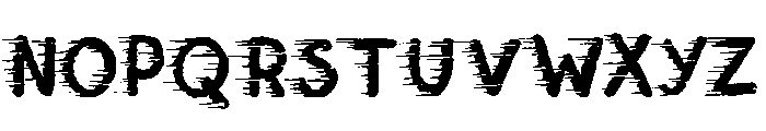 Driver Regular Font UPPERCASE