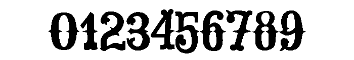 Drunk Cowboy Regular Font OTHER CHARS