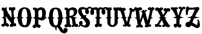 Drunk Cowboy Regular Font UPPERCASE
