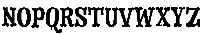 Dry Cowboy Regular Font UPPERCASE