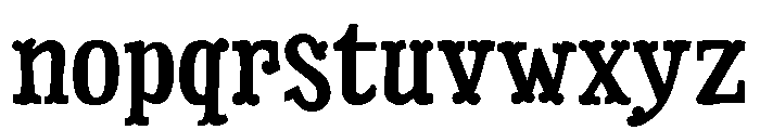 Dry Cowboy Regular Font LOWERCASE