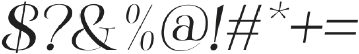 DS Quilter Light Italic otf (300) Font OTHER CHARS