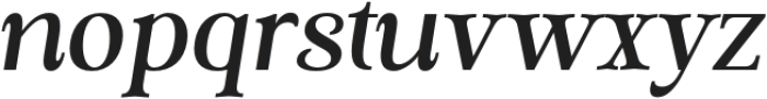 DS Quilter Medium Italic otf (500) Font LOWERCASE