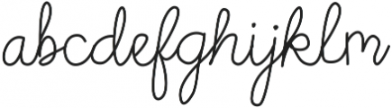 DSBellalicious ttf (400) Font LOWERCASE