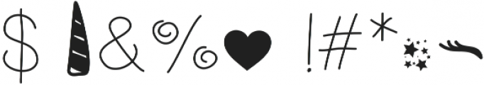 DSMagicalUnicorn ttf (400) Font OTHER CHARS