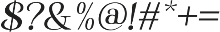 DSQuilter-Italic otf (400) Font OTHER CHARS