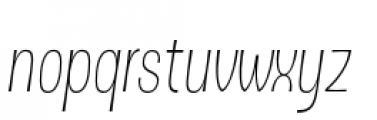 DSert Alt Extra Light Italic Font LOWERCASE