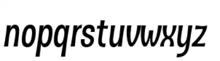 DSert Alt Semi Bold Italic Font LOWERCASE
