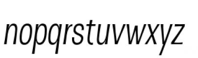 DSert Regular Italic Font LOWERCASE
