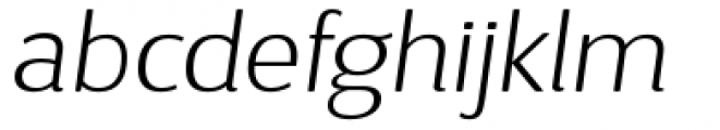 Dsari Extra Light Italic Font LOWERCASE