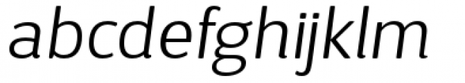 Dsari Light Italic Font LOWERCASE