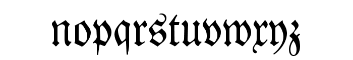 DS Luthersche Font LOWERCASE