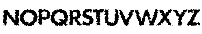 DS Stain Font UPPERCASE