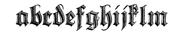 DS Zierschrift Font LOWERCASE