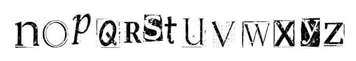DSnet Stamped Font LOWERCASE