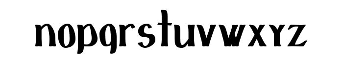 d'SpenserBold Font LOWERCASE