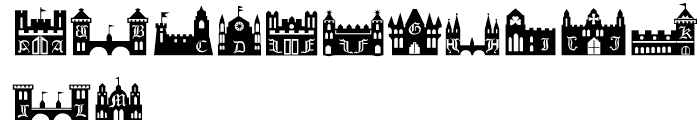DS Castles  Shields Regular Font UPPERCASE
