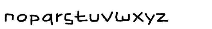 DS AsphaltScandal Medium Font LOWERCASE