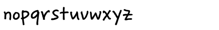 DS Novel165page Bold Font LOWERCASE