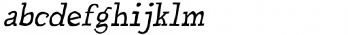 Dschoyphul Oblique Font LOWERCASE