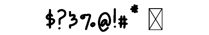 DTC Garden Fresh Font OTHER CHARS