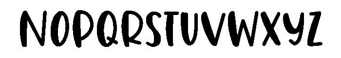 DTC Garden Fresh Font LOWERCASE
