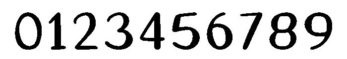 DTC Homestead Font OTHER CHARS