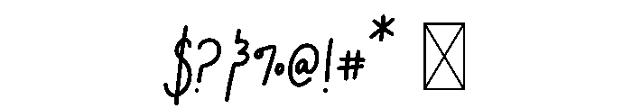 DTC SunsetSweetheart Font OTHER CHARS