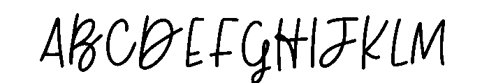 DTC SunsetSweetheart Font UPPERCASE