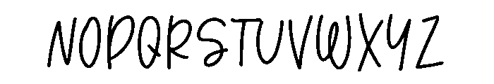 DTC SunsetSweetheart Font UPPERCASE