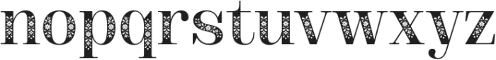 DT Augustina Display Decor otf (400) Font LOWERCASE