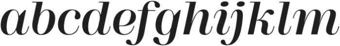 DT Augustina Display Italic otf (400) Font LOWERCASE