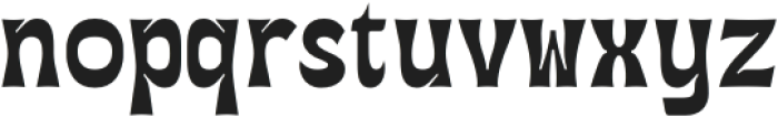 DT Baretro Regular otf (400) Font LOWERCASE