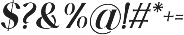 DT Garet ExtraBold Italic otf (700) Font OTHER CHARS