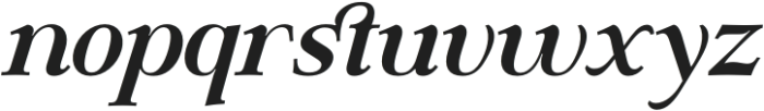 DT Hebrinks Extra Bold Italic otf (700) Font LOWERCASE